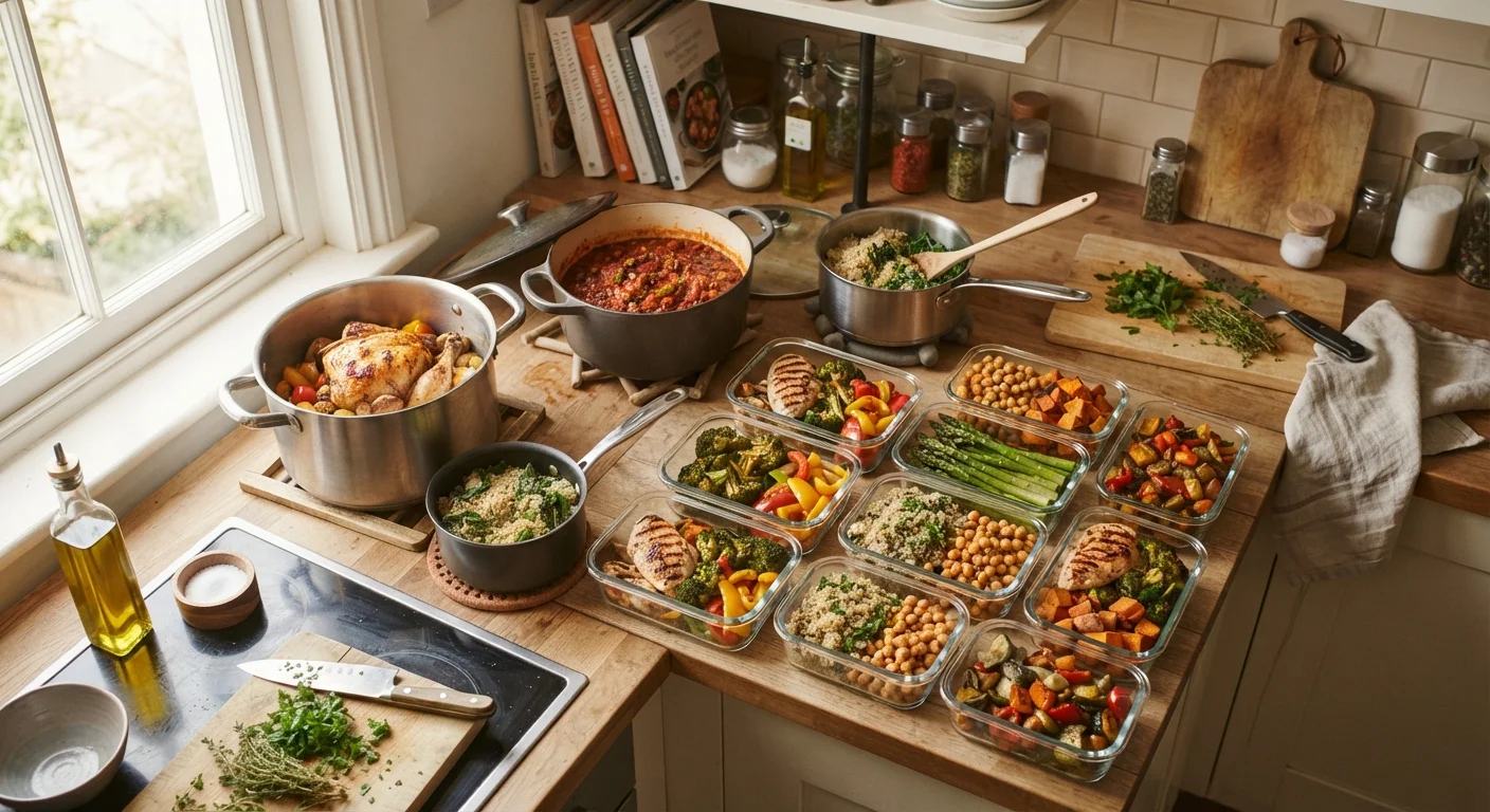 Cooking Once, Eating All Week: How Batch Cooking Works for Real Families