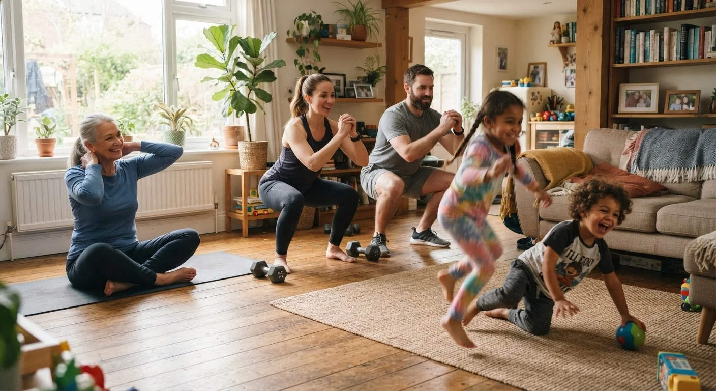 No-Equipment Physical Activity Options for Every Age in a Household